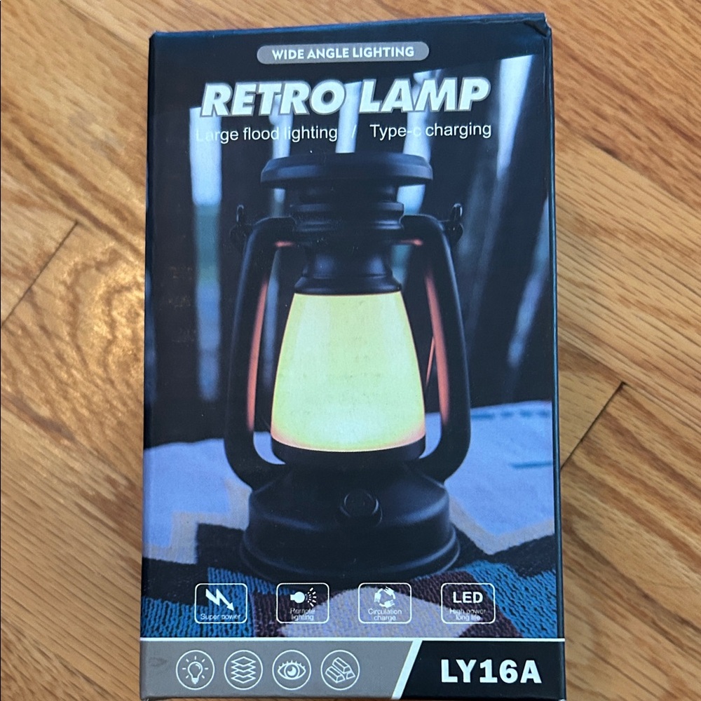 Retro Lamp with LED Lighting
